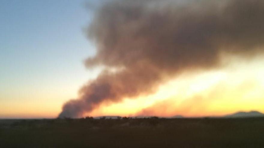 Estabilizado el incendio declarado en la zona limítrofe de Extremadura con Portugal