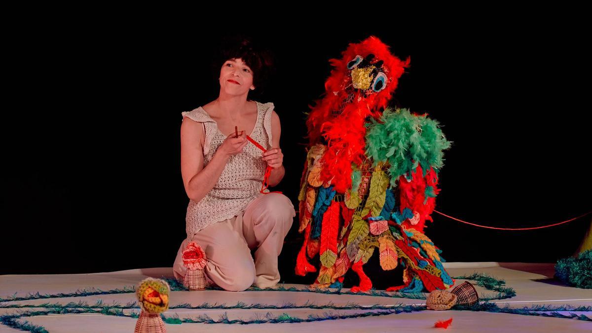 Una de las escenas del espectáculo de danza ‘IzAdi’.