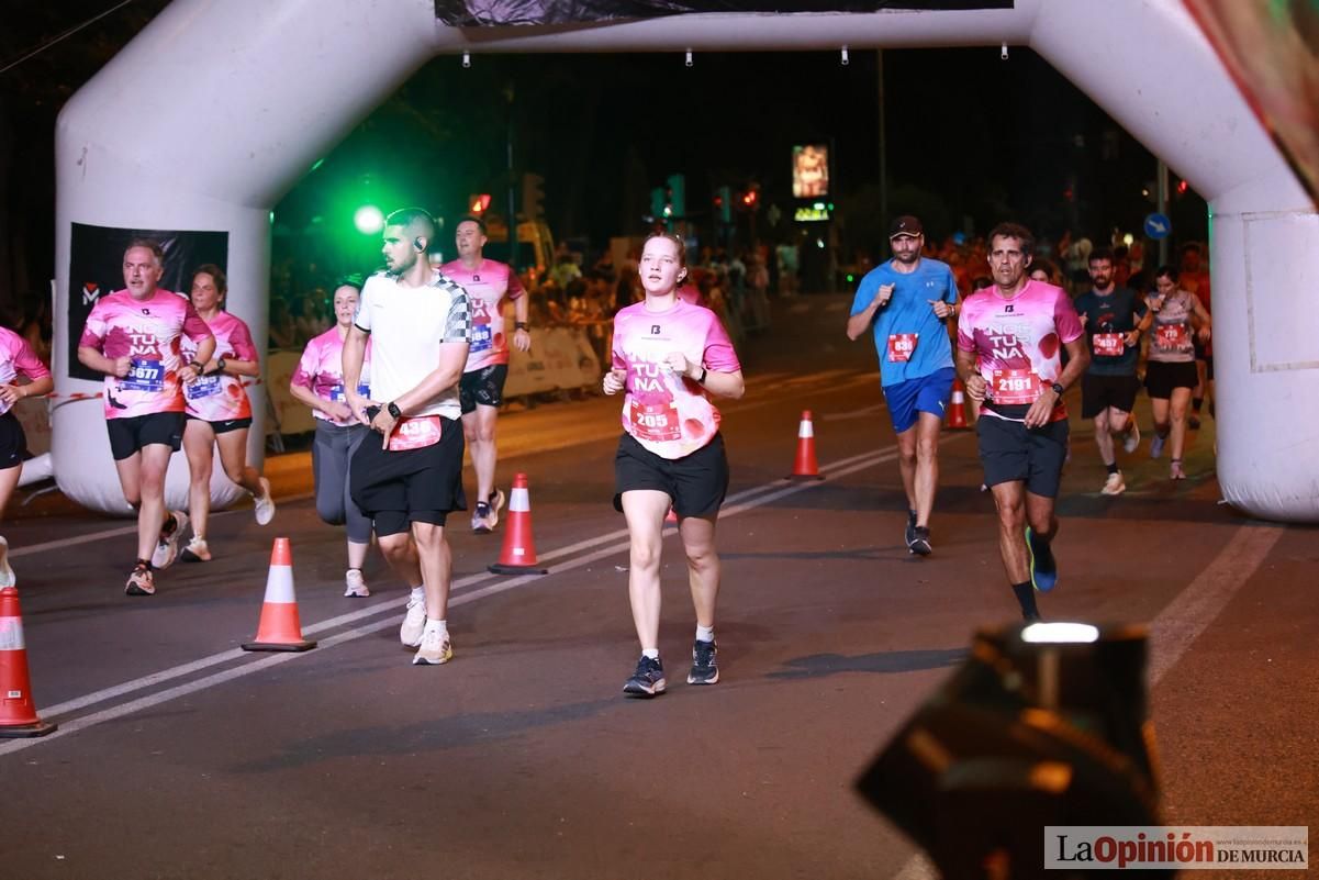 Las mejores imágenes de la carrera nocturna de Murcia