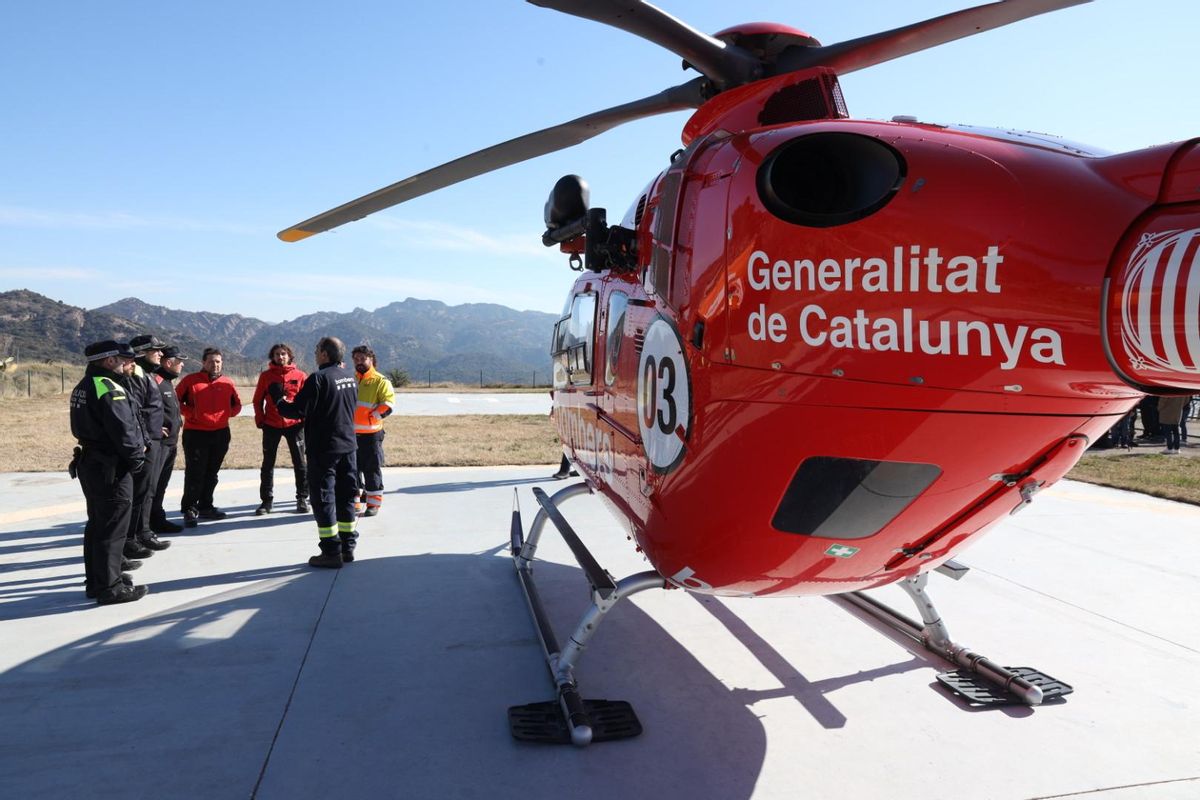 Imagen de un helipuerto en Berga