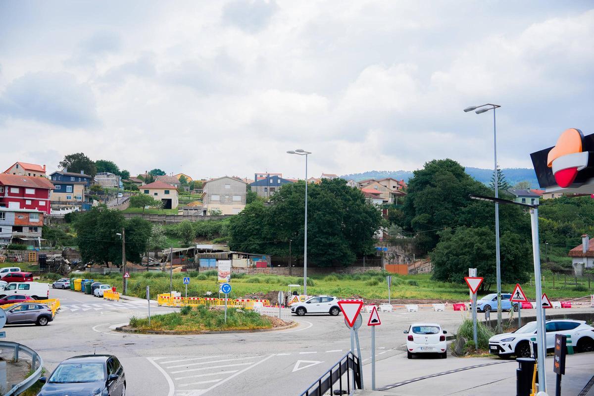 Ubicación de la futura estación de Plenergy en Beade, cerca del Cunqueiro.