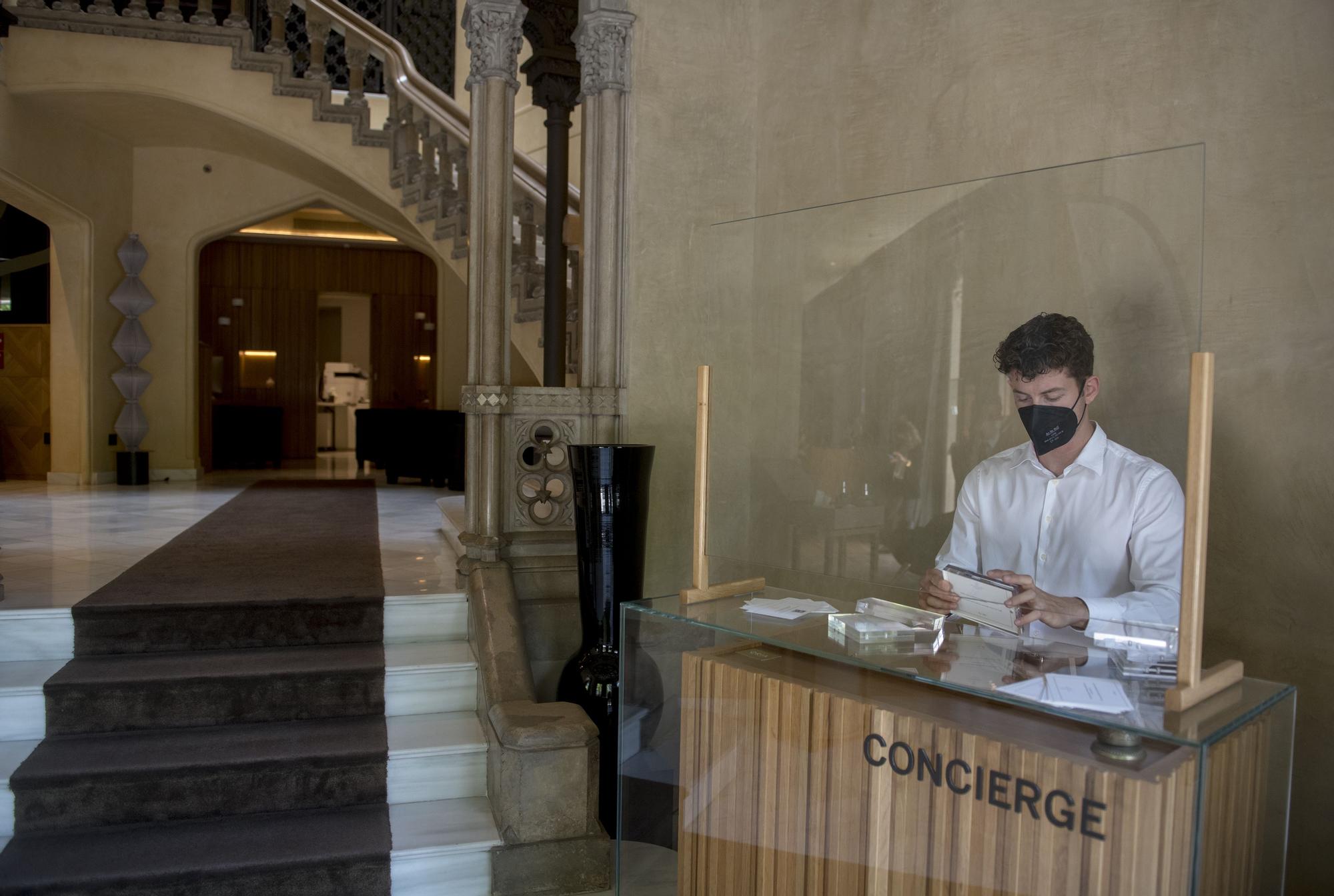 Entrada del Hotel Monument de Barcelona.