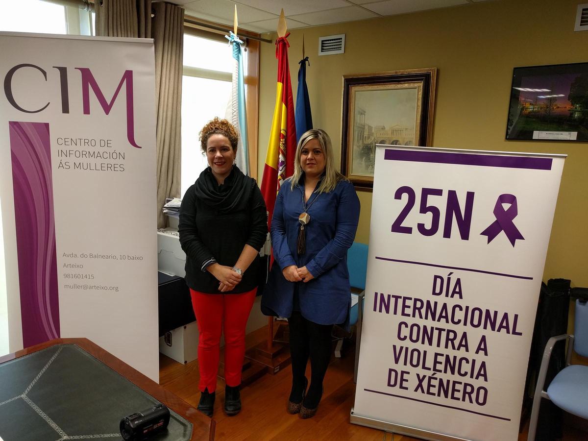 Inés Ramos durante la presentación de los actos por el 25N