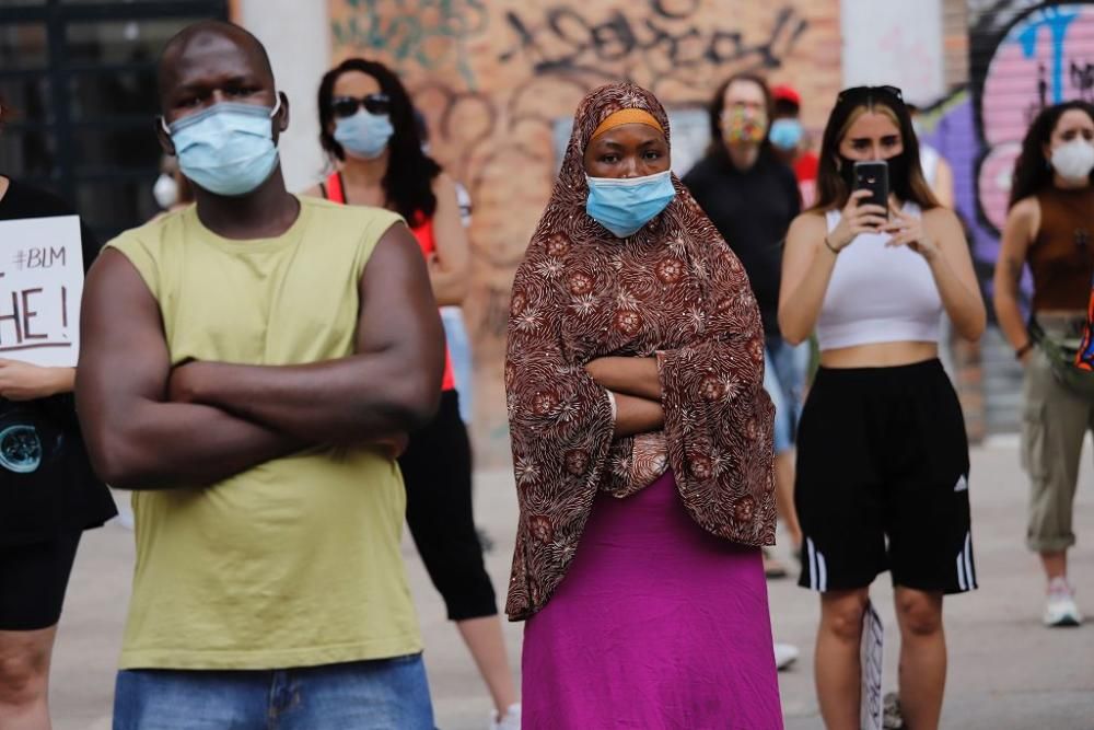 Protesta contra el racismo en Murcia