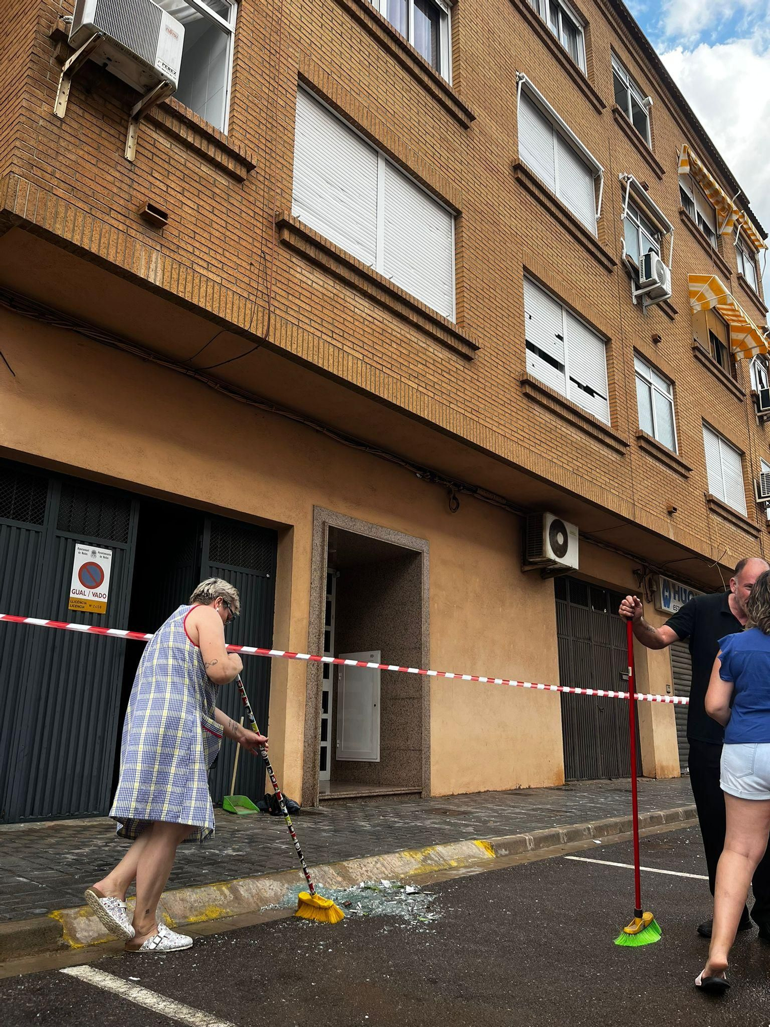 Galería: La granizada provoca un desastre generalizado en Nules