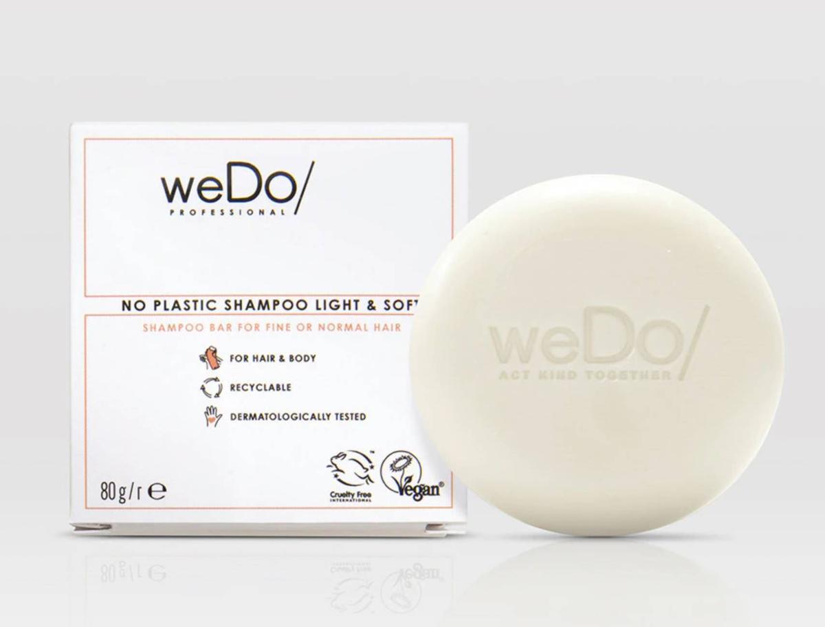 Champú sólido Light and Soft para cabello fino y cuerpo de Wedo/ Professional