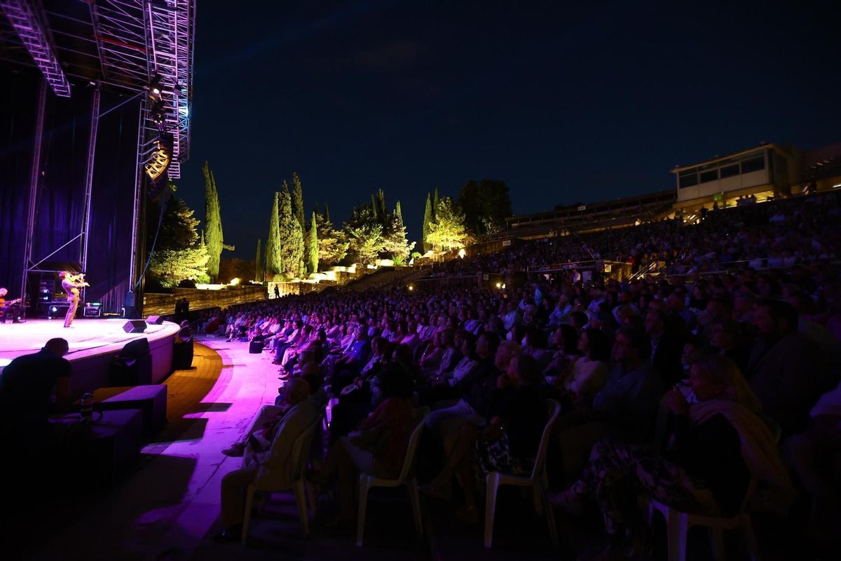 Público en La Axerquía este sábado, en el concierto de Paco Montalvo.