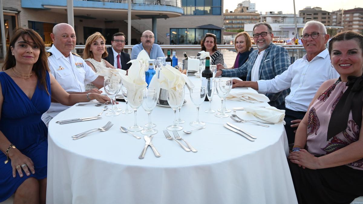 José Martí, presidente de la Diputación de Castellón, compartió mesa con Cordón y Romero.