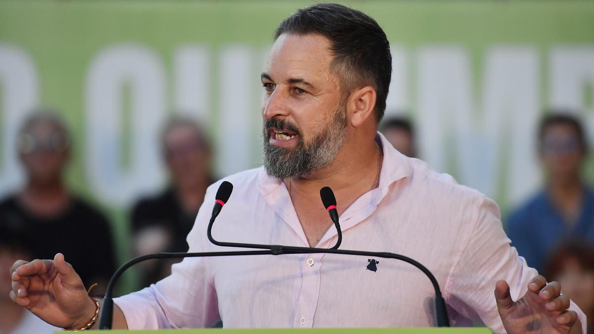 Abascal acusa al Gobierno atacar las libertades y traer el odio a España