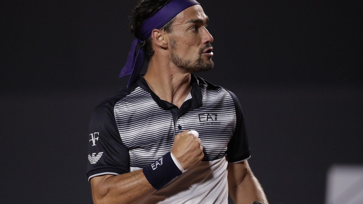 El tenista italiano Fabio Fognini.