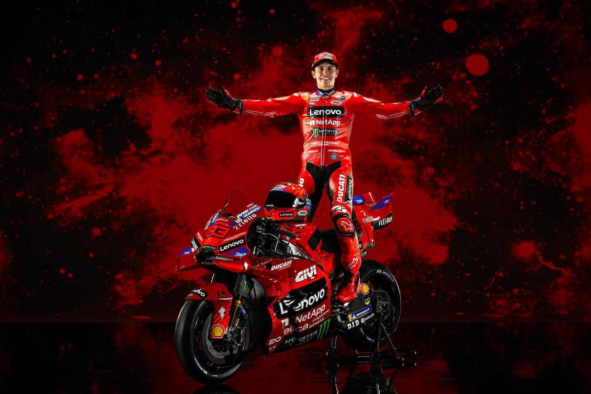 Presentación de Marc Márquez y Pecco Bagnaia con Ducati, en directo