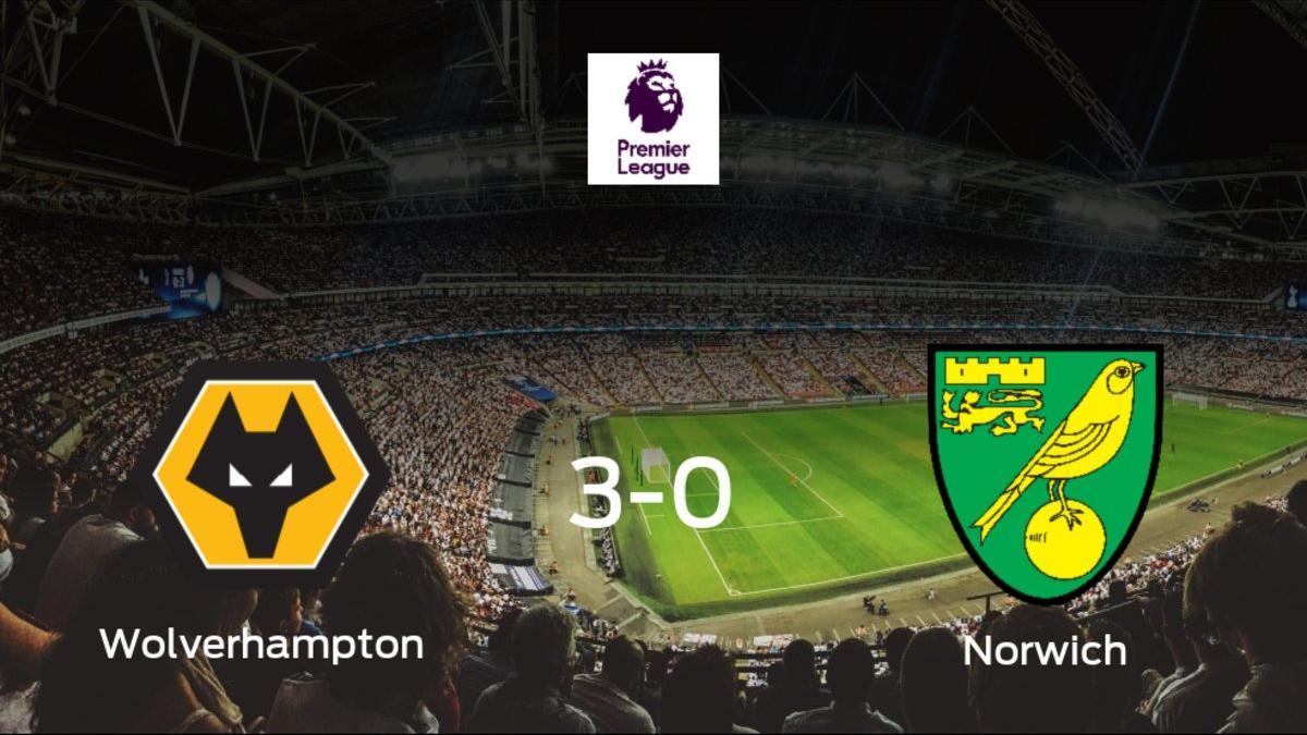 El Wolverhampton Wanderers se pasea frente al Norwich City sin apenas obstáculos (3-0)