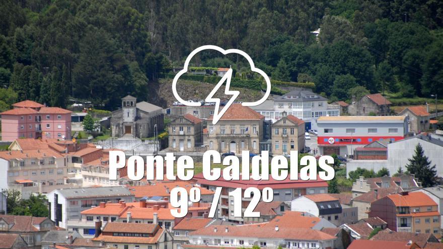 El tiempo en Ponte Caldelas: previsión meteorológica para hoy, domingo 9 de febrero