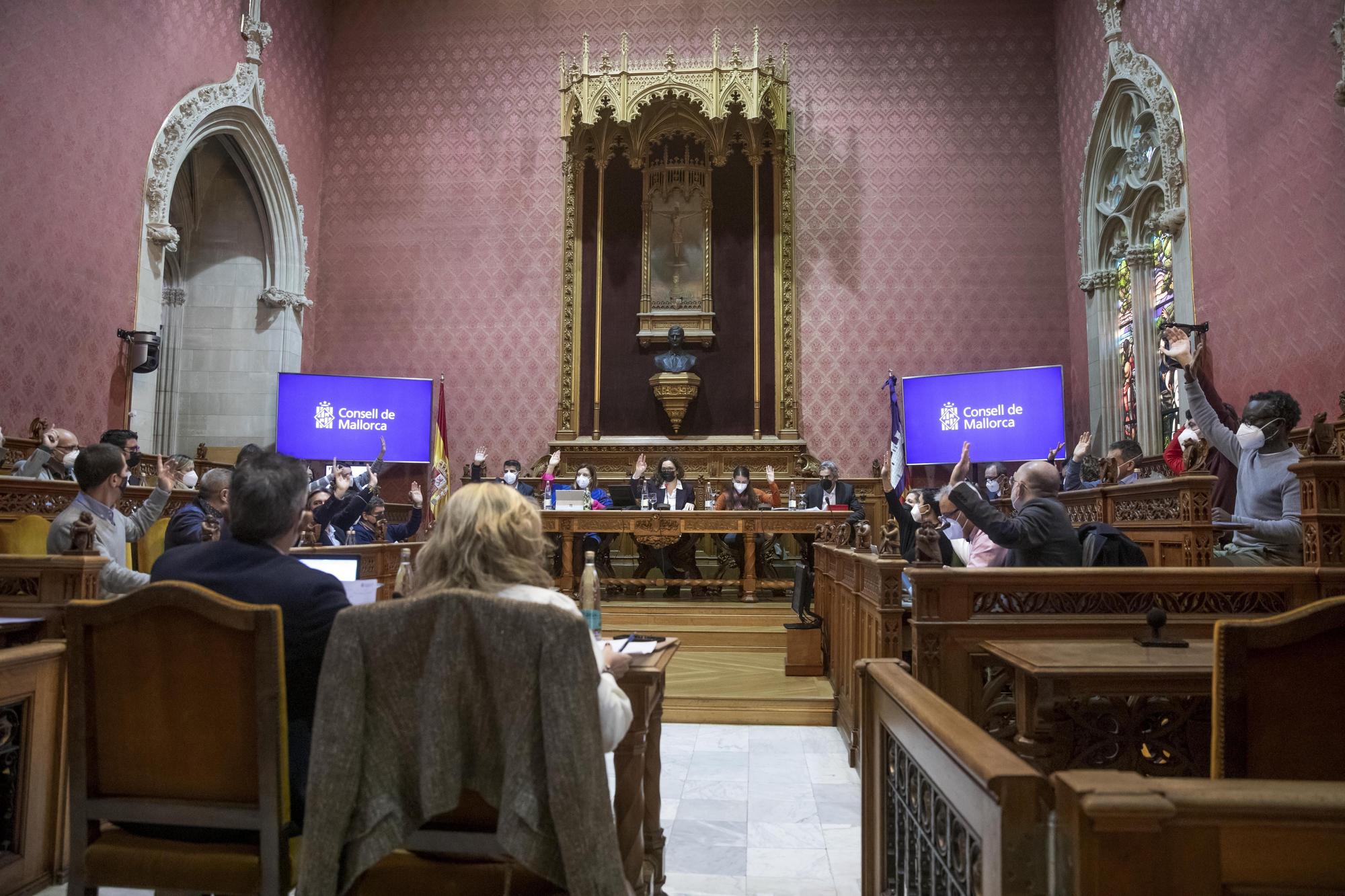 Pleno del Consell de Mallorca del 9 de diciembre de 2021
