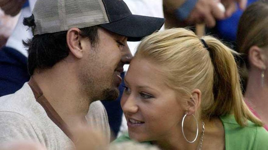 Anna Kournikova y Enrique Iglesias.