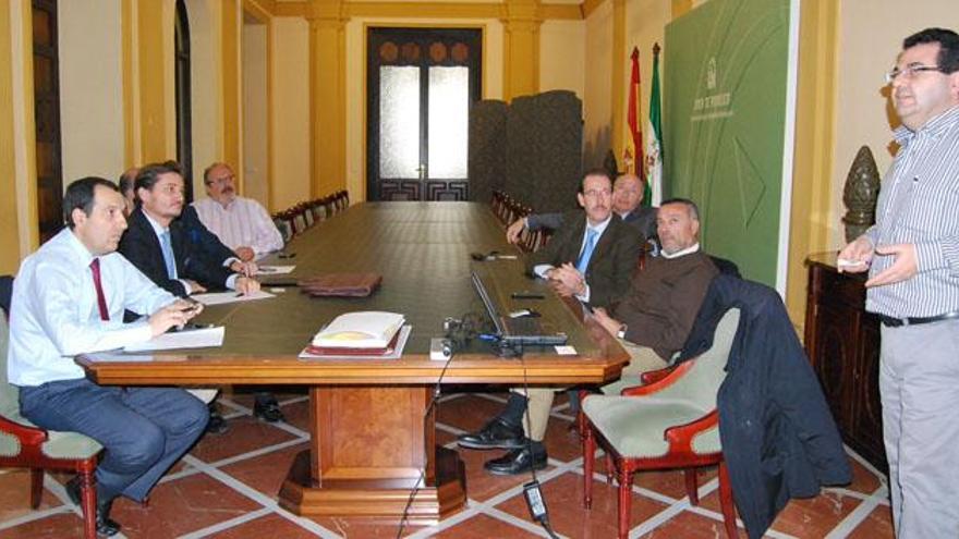 Un momento de la reunión.
