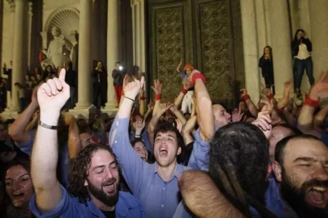 Els Marrecs de Salt coronen la Catedral de Girona