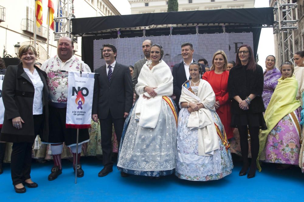 Las fallas en la Diputación contra la violencia machista