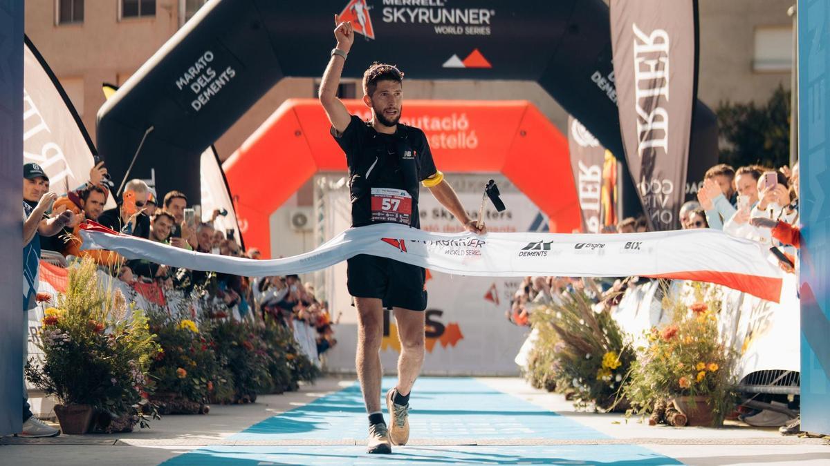 Manuel Merillas, en la pasada en Marató dels Dements