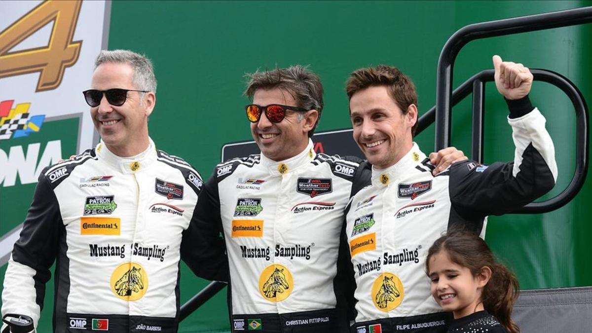 Barbosa, Fittipaldi y Alburquerque, ganadores en Daytona