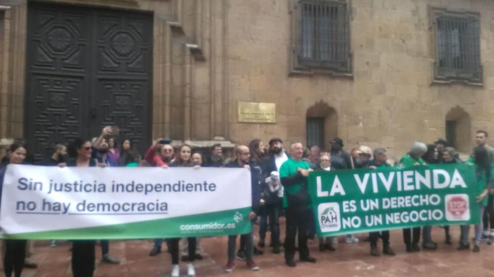 Protesta contra la decisión del Tribunal Supremo d