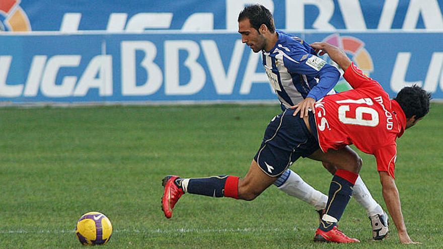 Jesús Gámez volvió a ser de los mejores en el partido ante el Osasuna de la pasada jornada en La Rosaleda.