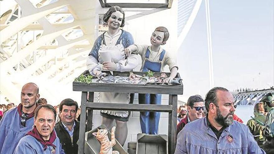 ‘la pescadera’, ninot indultat en las fallas de valència