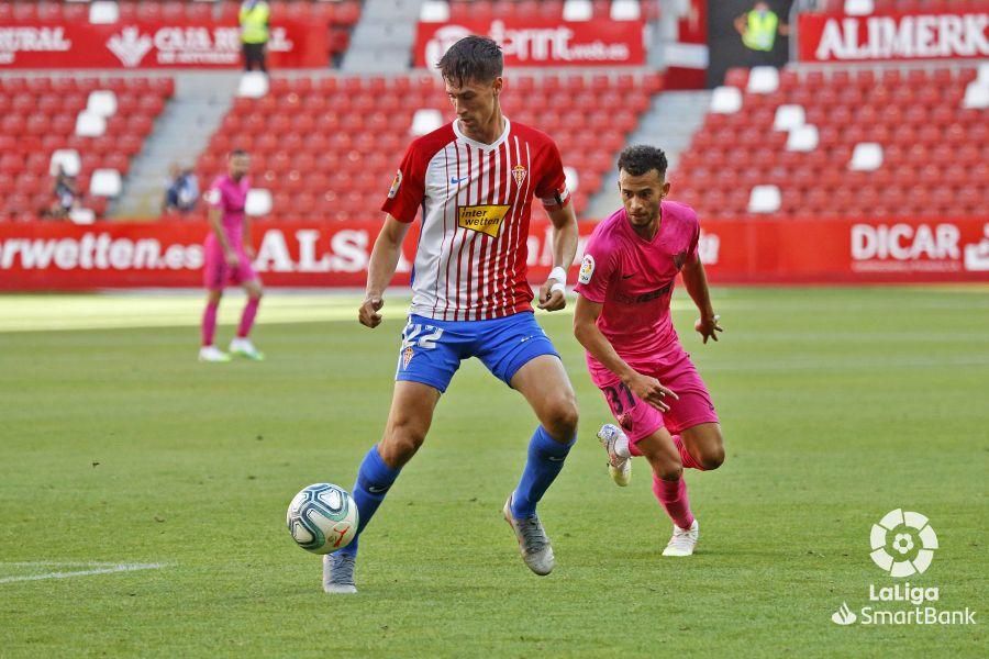 Partido del Sporting y el Málaga CF de la Liga SmartBank.