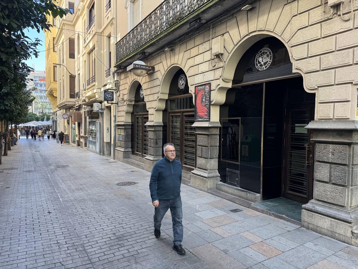 Pub calle Málaga, uno de los afectados.
