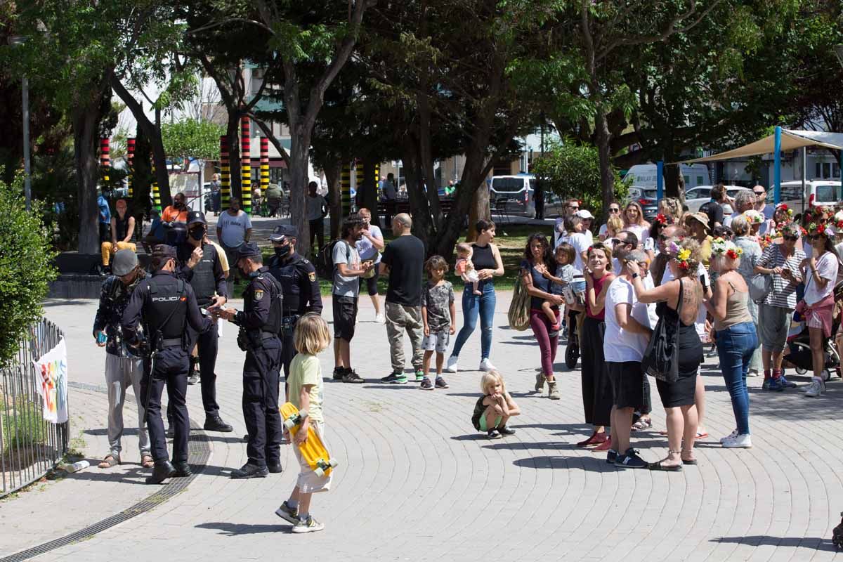 Manifestación Ibiza Respira en Ibiza