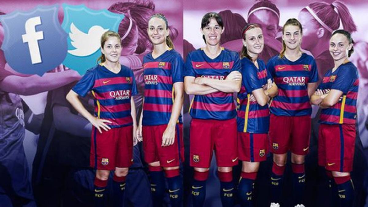 El Barça femenino estrena cuentas en redes sociales