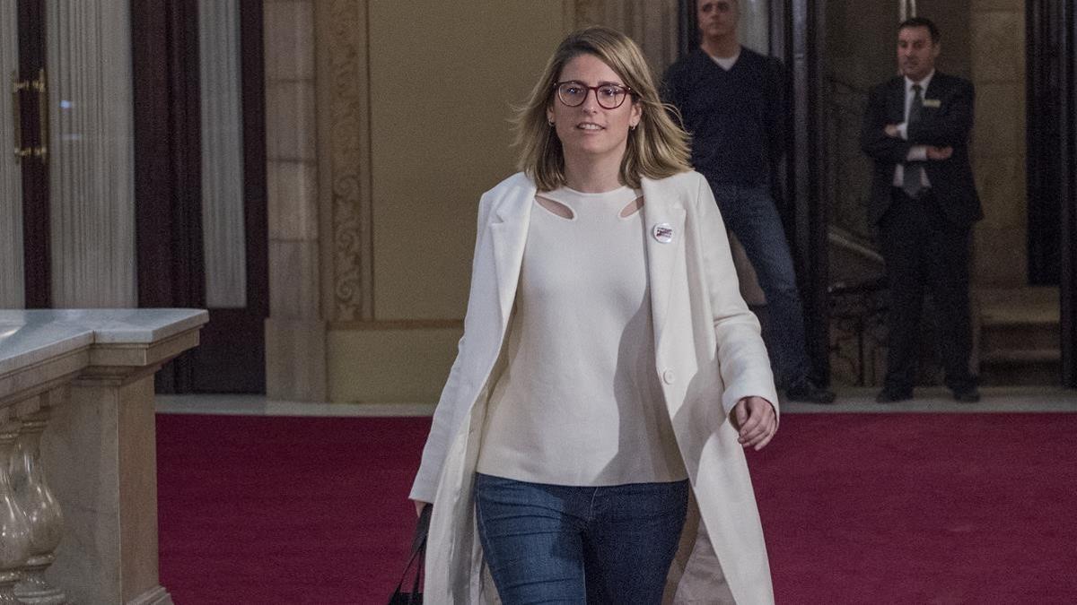 Elsa Artadi en el Parlament.