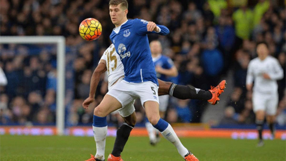 John Stones, durante el partido del pasado sábado ante el Swansea