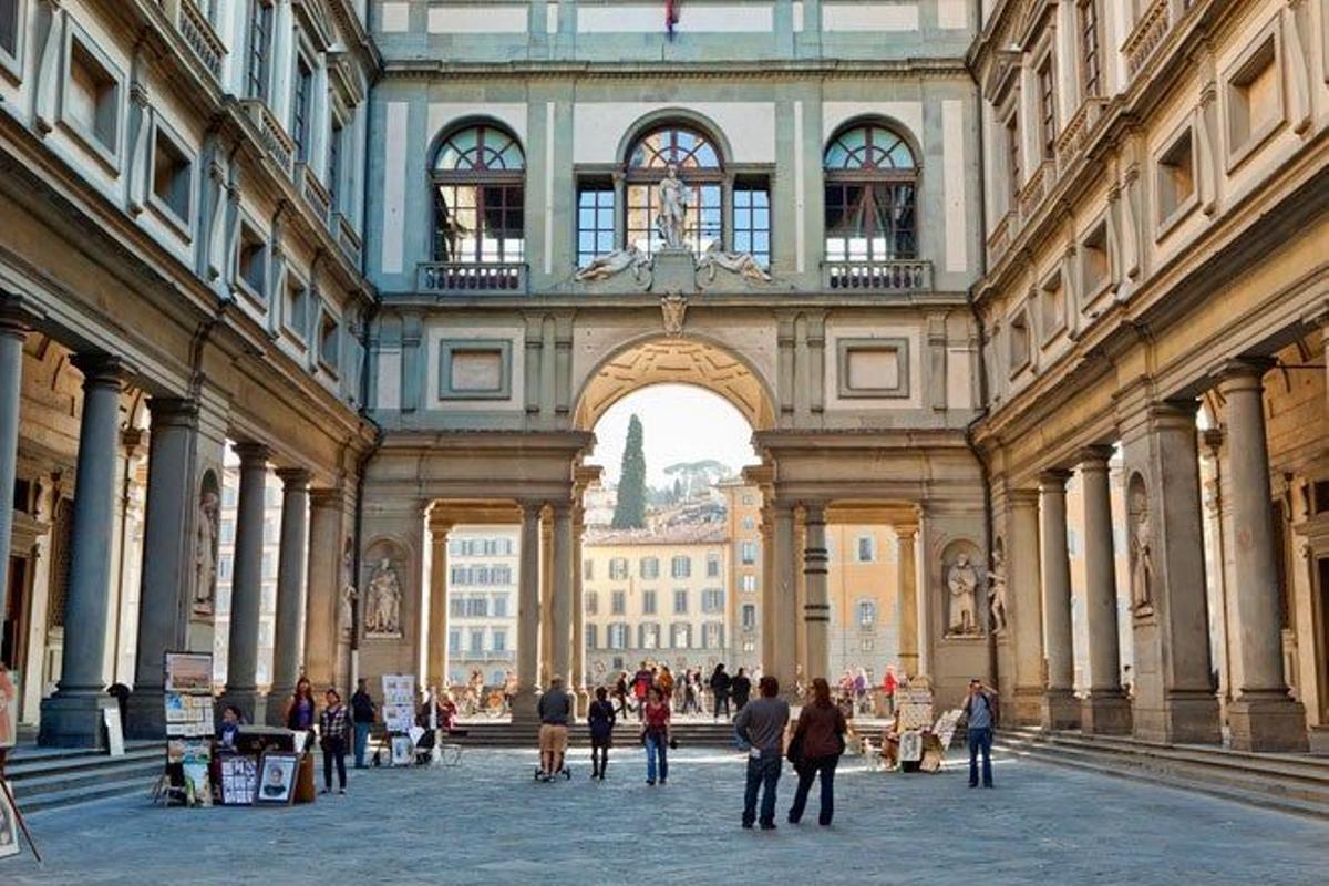 Galería de los Uffizi, en Florencia.