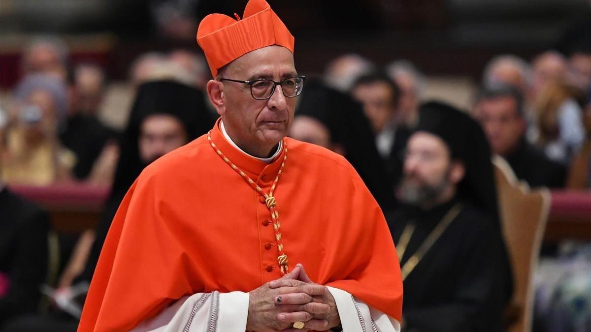 El arzobispo de Barcelona Juan José Omella, en la Basílica de San Pedro del Vaticano, el 28 de junio del 2017