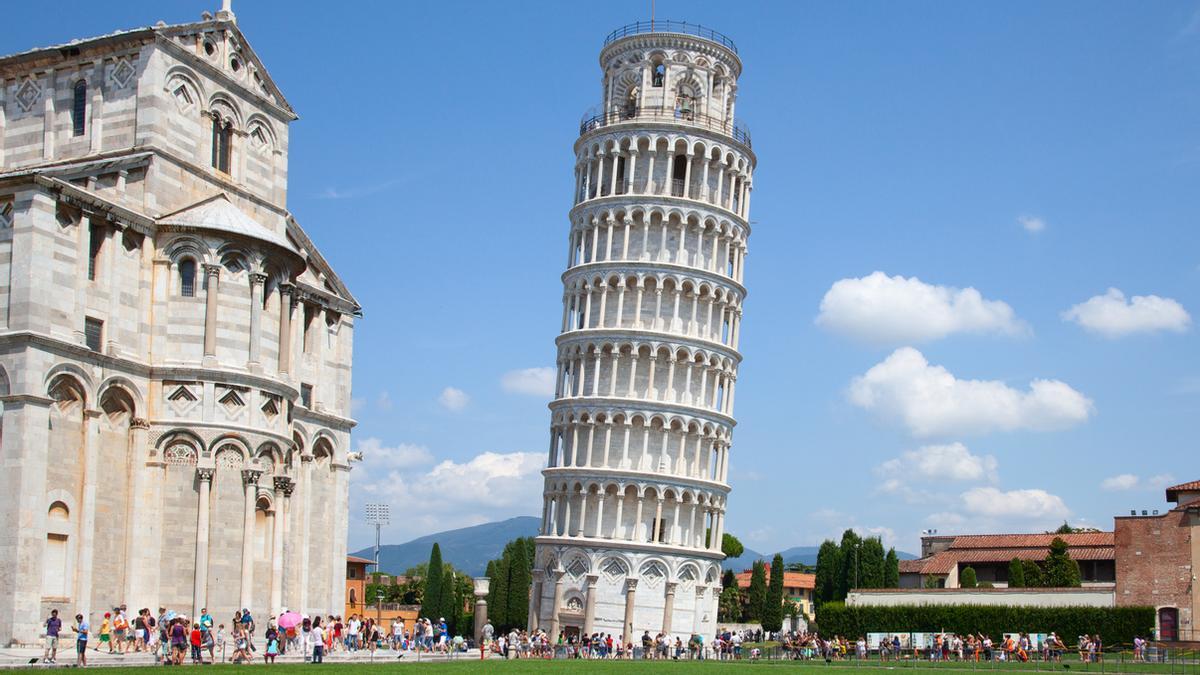 La Torre de Pisa y otros edificios inclinados alrededor del mundo.