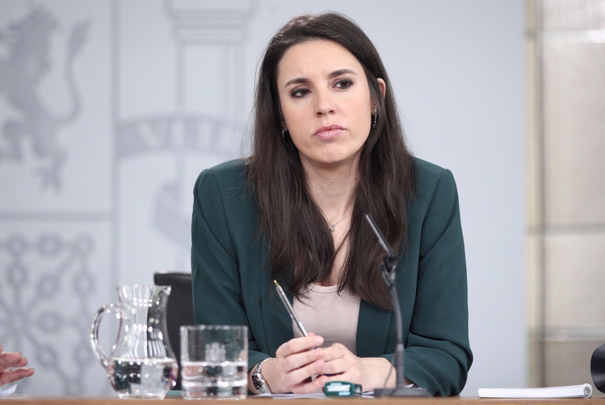 Irene Montero, ministra de Igualdad.