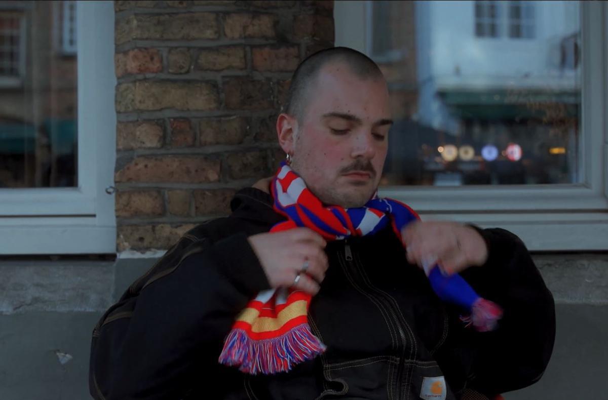 Quinten, el aficionado del Atlético que nación y vive en Brujas.