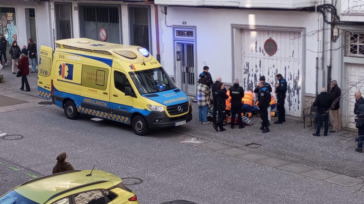 Fallece una mujer nonagenaria tras sufrir una caída en Santiago