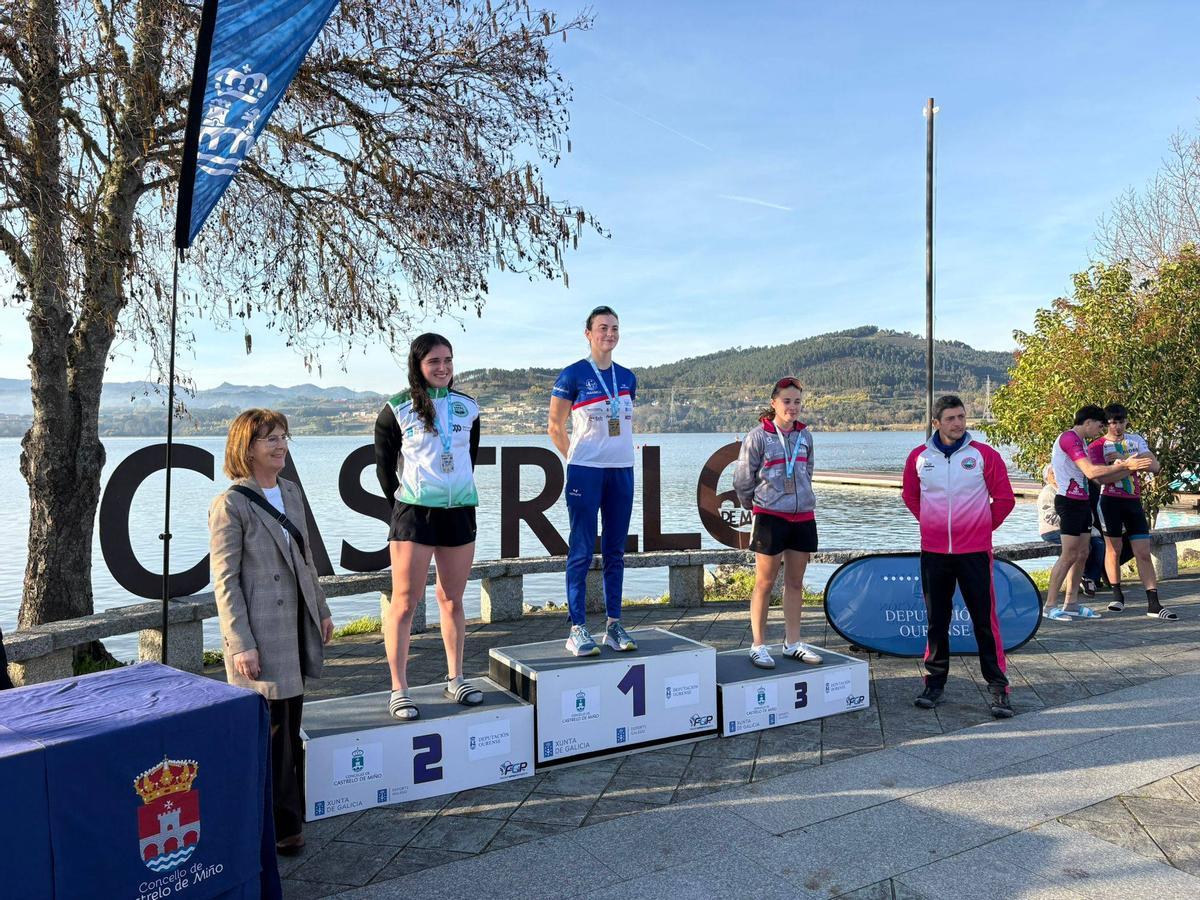 Podio femenino K1 Sub 23.