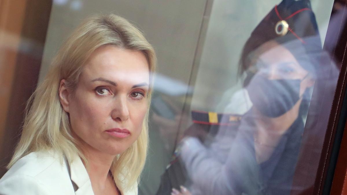 Vista judicial contra la periodista rusa Marina Ovsyannikova en Moscú