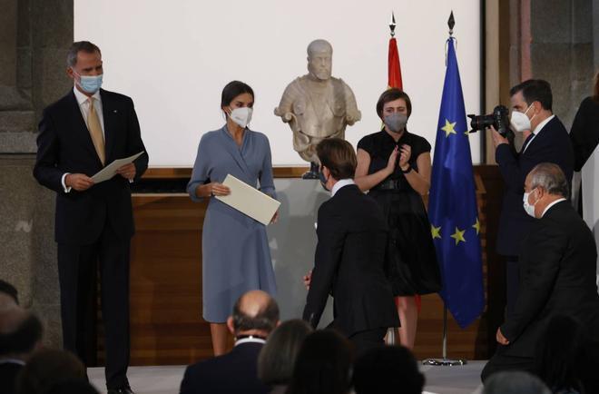 El Rey Felipe VI y la Reina Letizia durante la entrega de los Premios Nacionales de Cultura 2018-2019