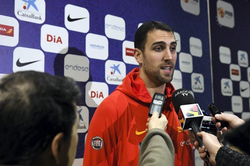 Entrenamiento de la Selección Española de Baloncesto