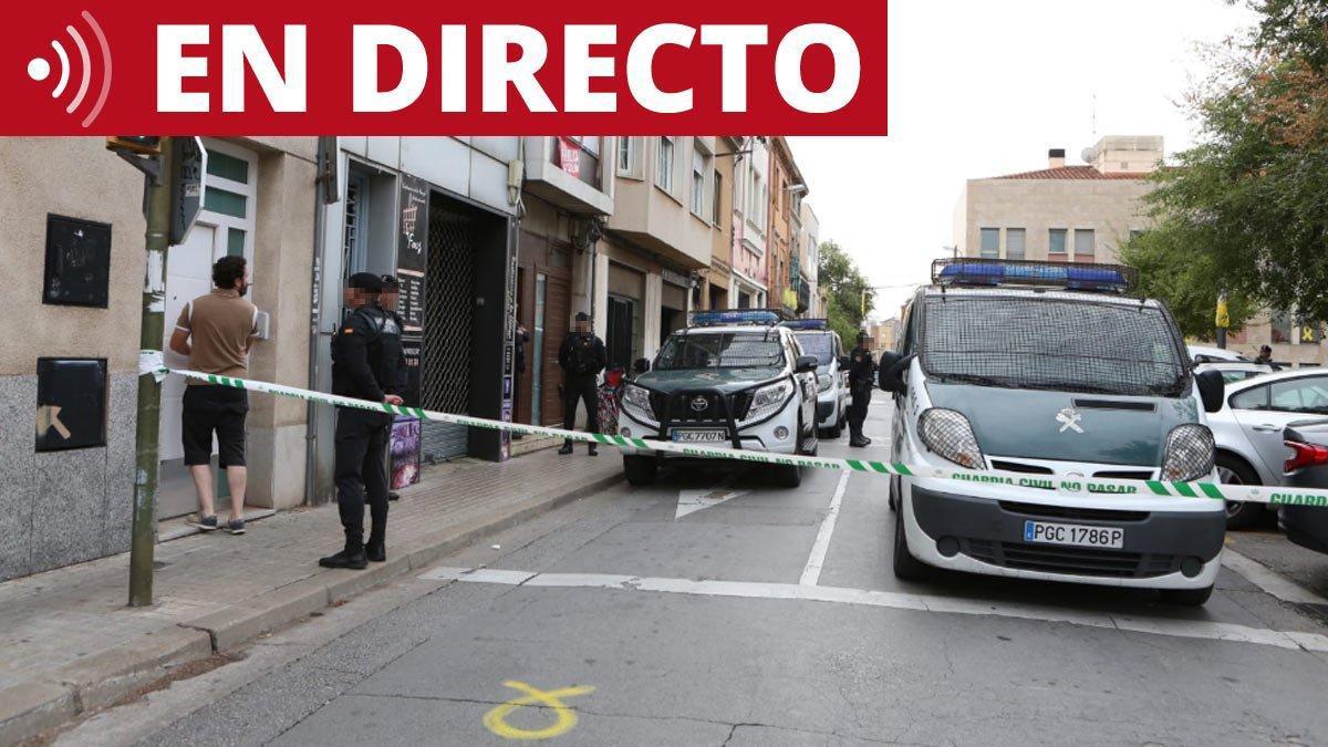Despliegue de la Guardia Civil en Sabadell en el marco de la operación en que se ha detenido a 9 miembros de los CDR.