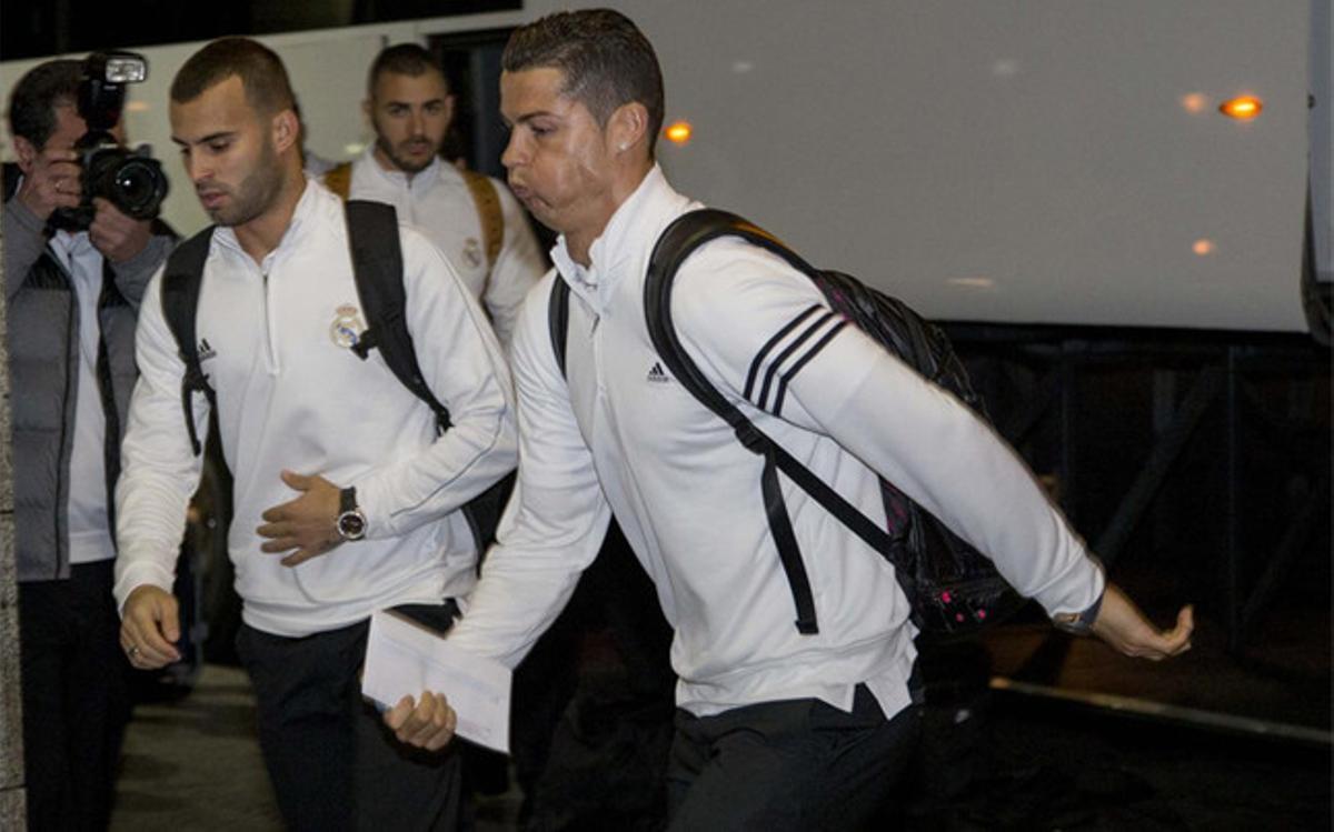 El Real Madrid llega a Barcelona El Real Madrid llega a Barcelona