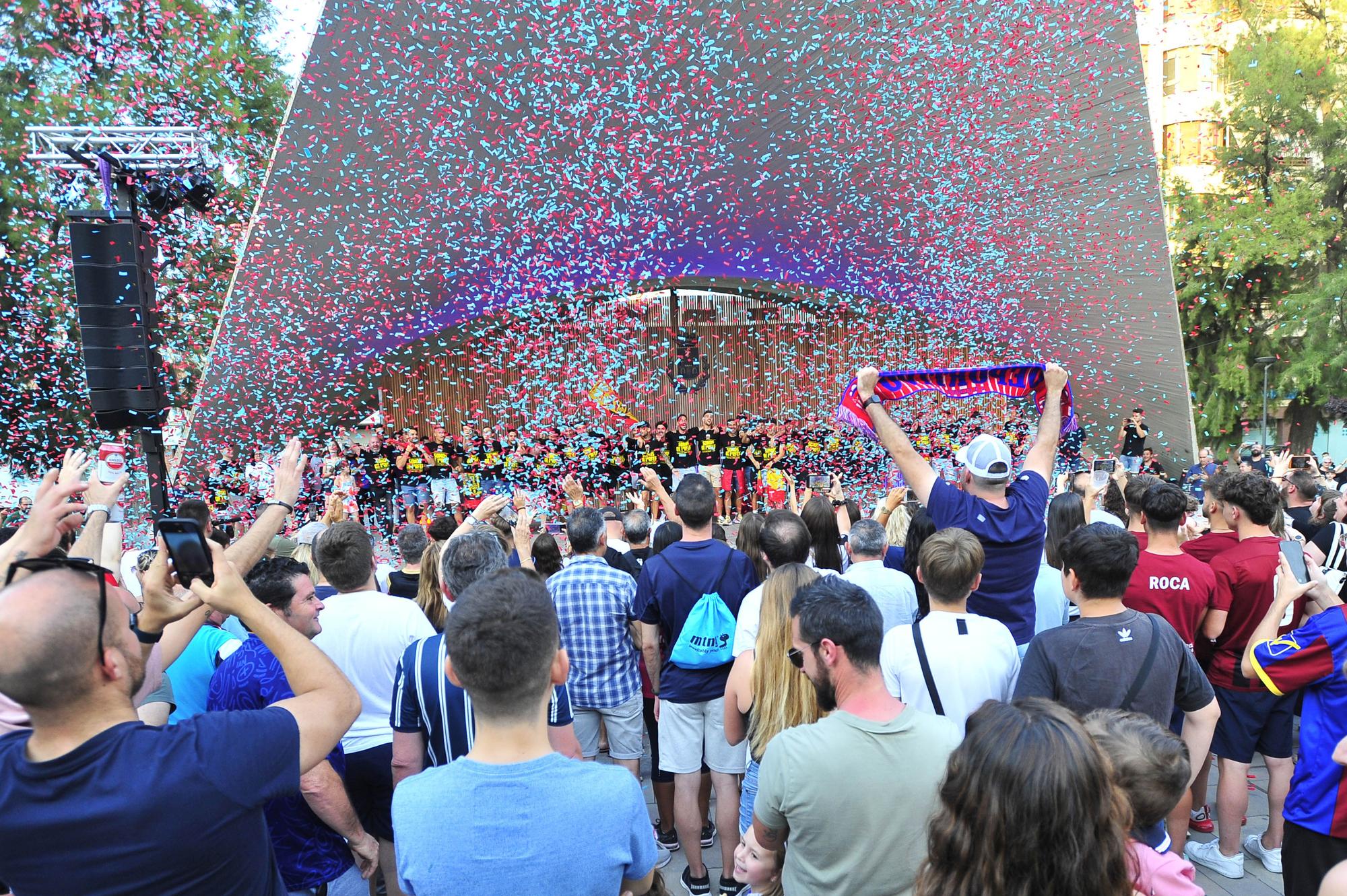 Celebración ascenso del Eldense