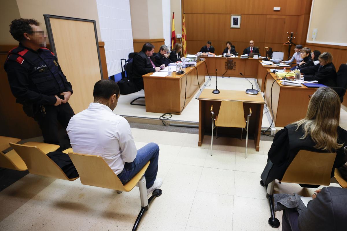 Comienza en la Audiencia de Barcelona el juicio contra Dani Alves por agresión sexual