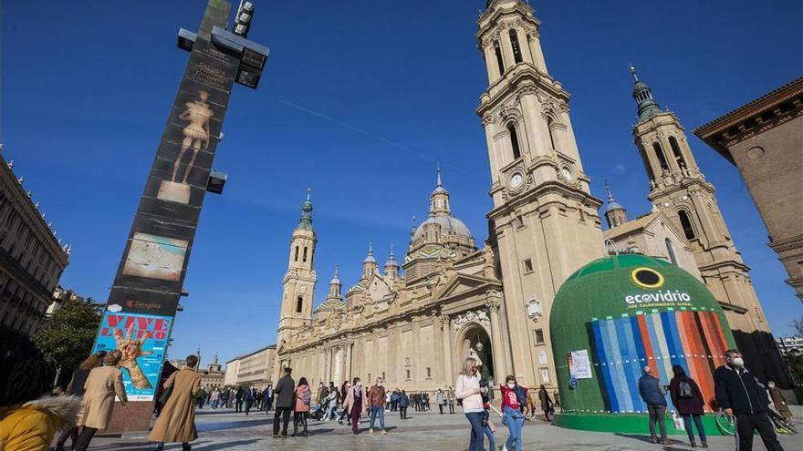 San Valero se calienta del sol