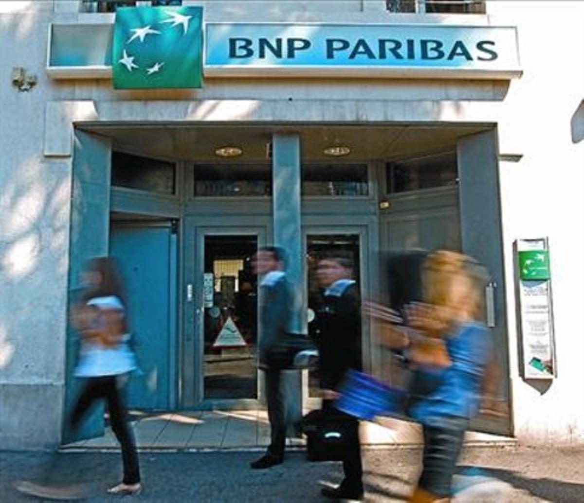 Una oficina de BNP Paribas a Marsella.