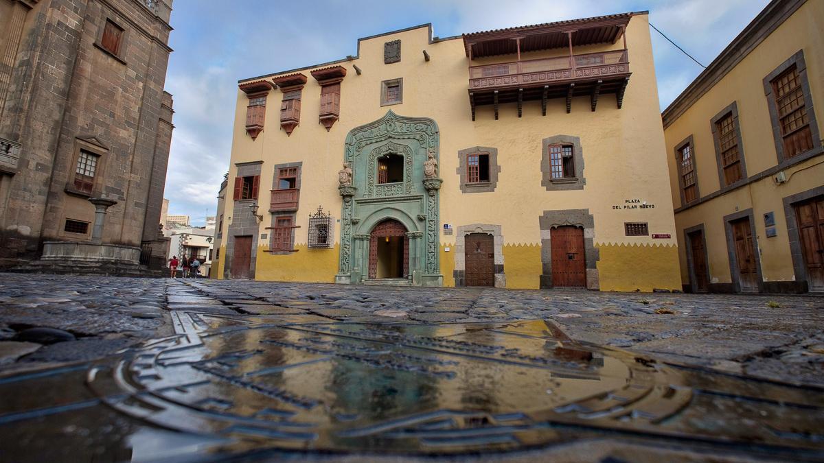 Fachada del Museo Casa Colón en Las Palmas de Gran Canaria.